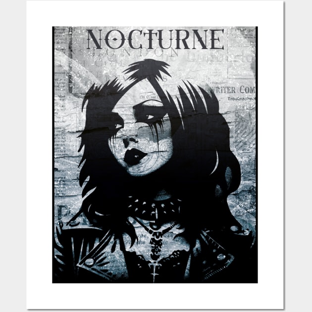 Nocturne – Gothic Fantasy Art Wall Art by Skull Riffs & Zombie Threads